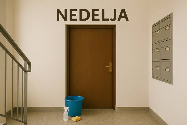 Kućni red nedeljom Kućni red u zgradi nedeljom