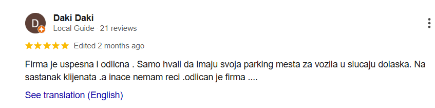 Recenzija upravnik zgrade - Daki Daki