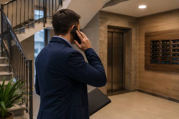 profesionalni upravnik koordinira hitnu intervenciju u zgradi